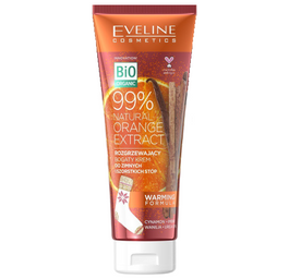 Eveline Cosmetics 99% Natural Orange Extract rozgrzewający bogaty krem do zimnych i szorstkich stóp 75ml