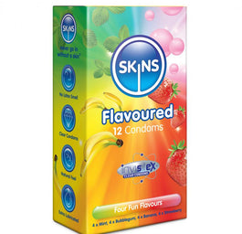 Skins Flavoured Condoms smakowe prezerwatywy 12szt.