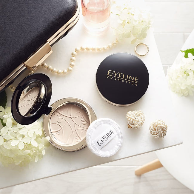 Eveline Cosmetics Celebrities Beauty Powder luksusowy puder w kamieniu