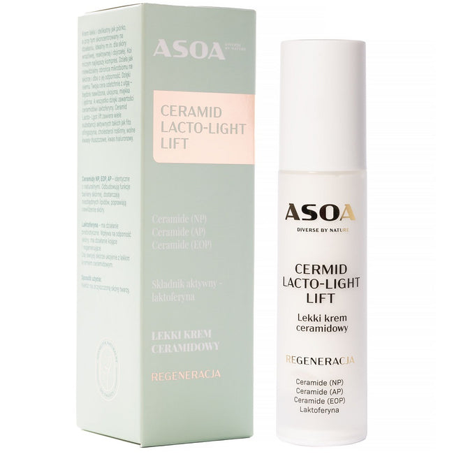 Asoa Ceramid Lacto-Light Lift lekki krem ceramidowy 50ml