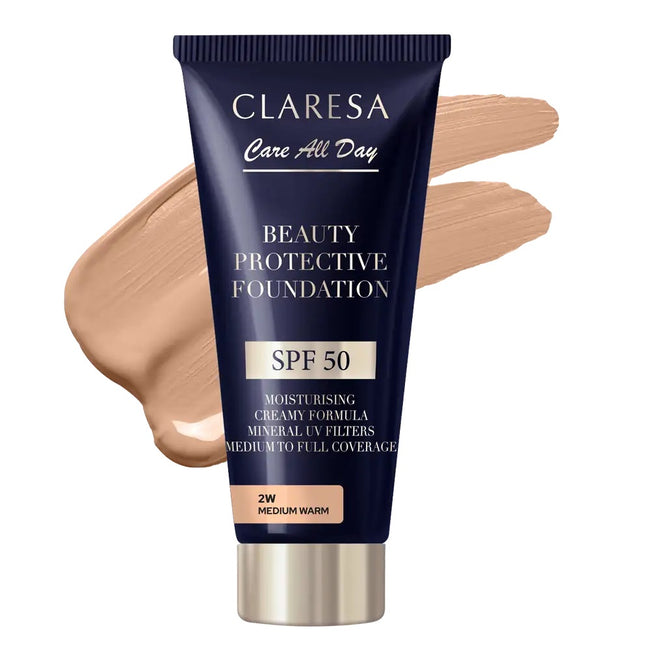 Claresa Beauty Protective Foundation nawilżający podkład z filtrem SPF50