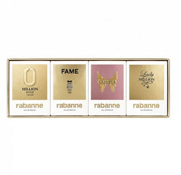 Paco Rabanne Feminine zestaw Lady Million woda perfumowana 5ml + Fame woda perfumowana 4ml + Olympea woda perfumowana 6ml + Million Gold woda perfumowana 5ml