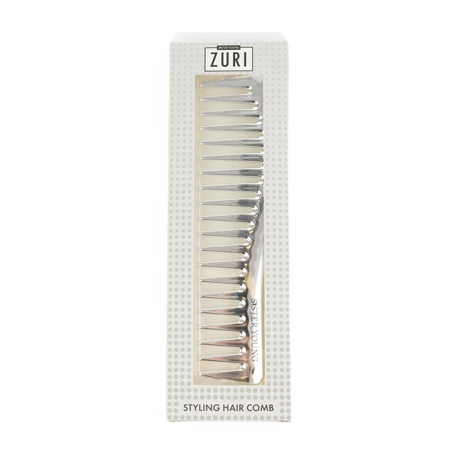 Sister Young Zuri Styling Hair Comb grzebień do włosów Silver