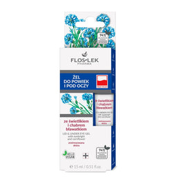 Floslek Żel do powiek i pod oczy ze świetlikiem i chabrem bławatkiem 15ml