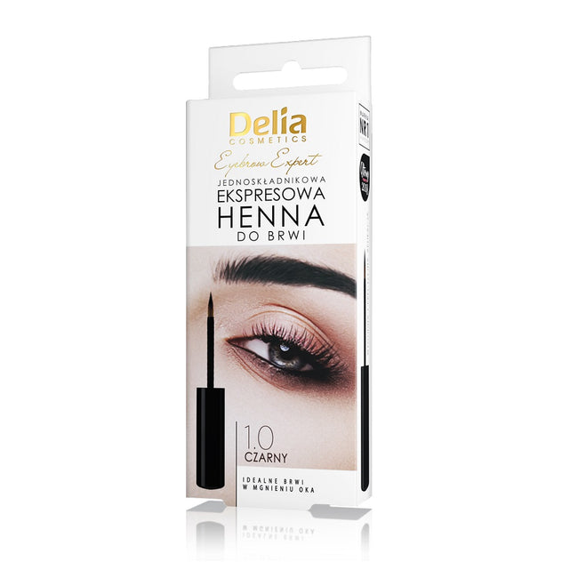 Delia Eyebrow Expert jednoskładnikowa ekspresowa henna do brwi