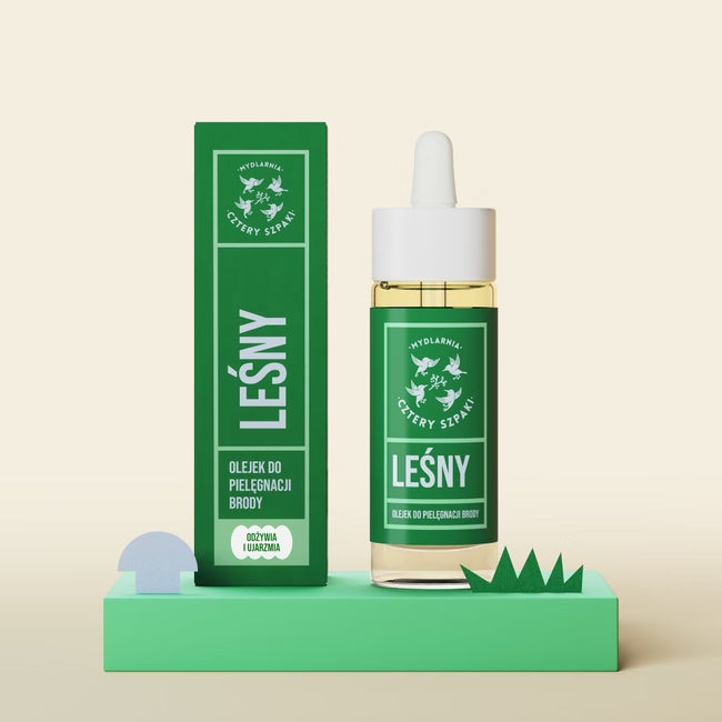 Mydlarnia Cztery Szpaki Olejek do brody Leśny 30ml