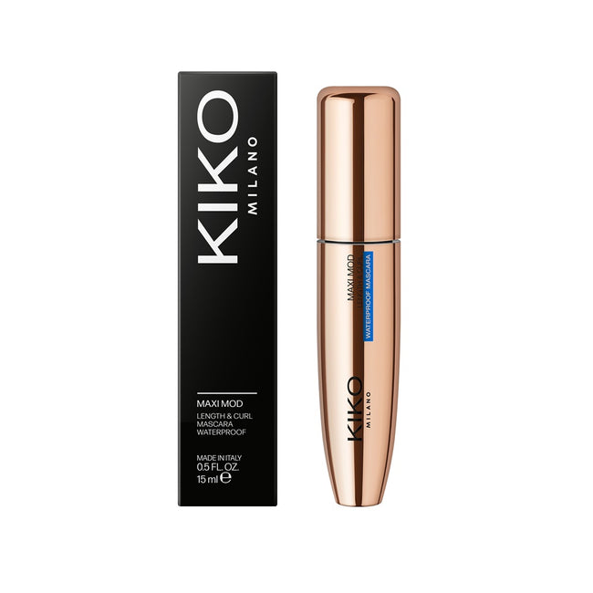 KIKO Milano Maxi Mod Length & Curl Mascara tusz do rzęs wydłużający i podkręcający z mini szczoteczką 12ml