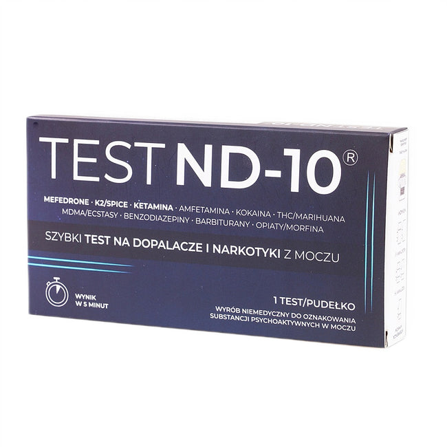 Farmabol Test ND-10 na dopalacze i narkotyki z moczu