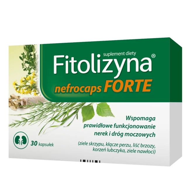Fitolizyna Nefrocaps Forte suplement diety 30 kapsułek