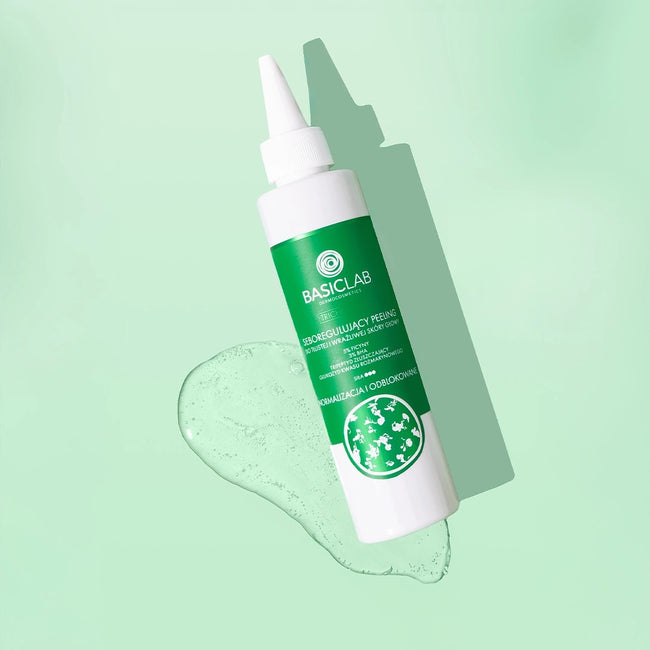 BasicLab Trichologis seboregulujący peeling do tłustej i wrażliwej skóry głowy 150ml
