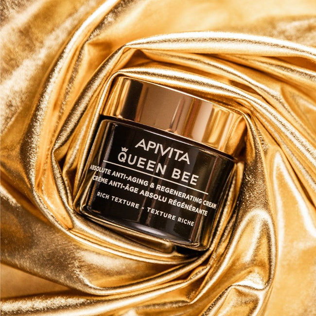 Apivita Queen Bee Absolute Anti-Aging & Regenerating Cream Rich Texture krem przeciwzmarszczkowy o bogatej konsystencji 50ml
