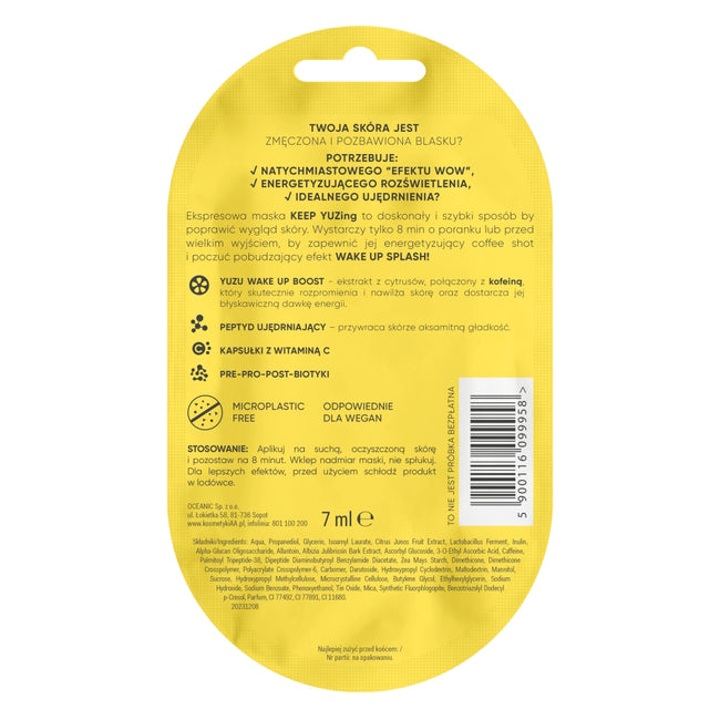 AA Keep Yuzing ekspresowa maska bankietowa ready to glow 7ml