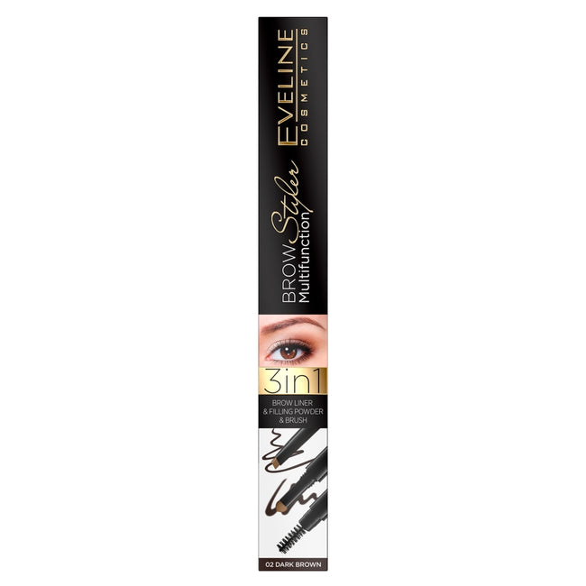 Eveline Cosmetics Brow Styler Multifunction 3w1 kredka do brwi