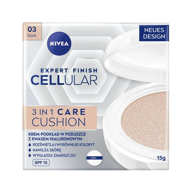 Nivea Expert Finish Cellular 3in1 Care Cushion krem-podkład w poduszce SPF