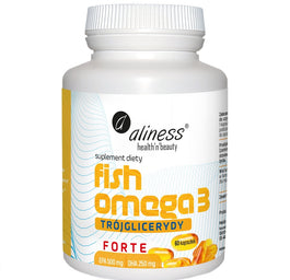 Aliness Fish Omega 3 Forte Trójglicerydy 500/250mg suplement diety 60 kapsułek