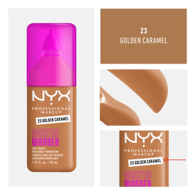 NYX Professional MakeUp Make'Em Wonder podkład do twarzy z długotrwałym kryciem 30ml