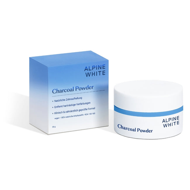 Alpine White Charcoal Powder proszek do mycia zębów z aktywnym węglem 30g