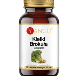 Yango Kiełki brokuła ekstrakt 10:1 suplement diety 90 kapsułek
