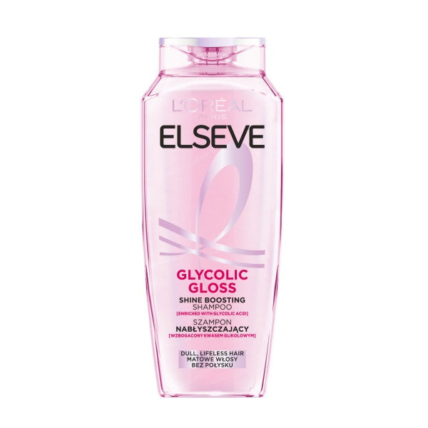 L'Oreal Paris Elseve Glycolic Gloss szampon nabłyszczający do włosów matowych 400ml