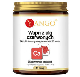 Yango Wapń z alg czerwonych suplement diety 100g