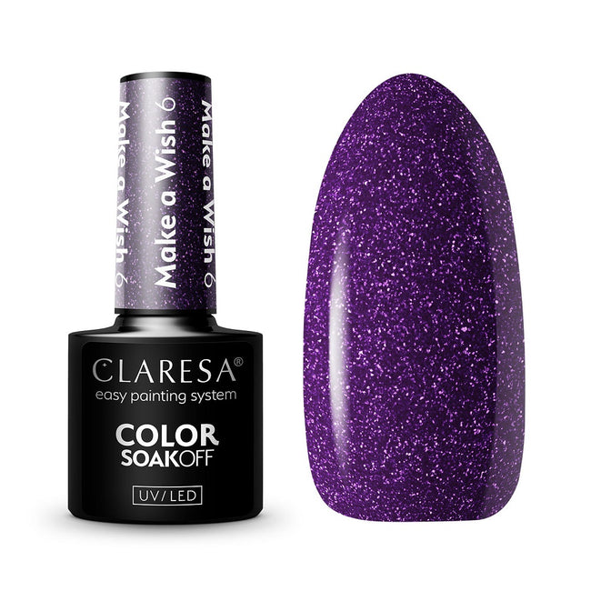 Claresa Color Soak Off UV/LED Make a Wish lakier hybrydowy