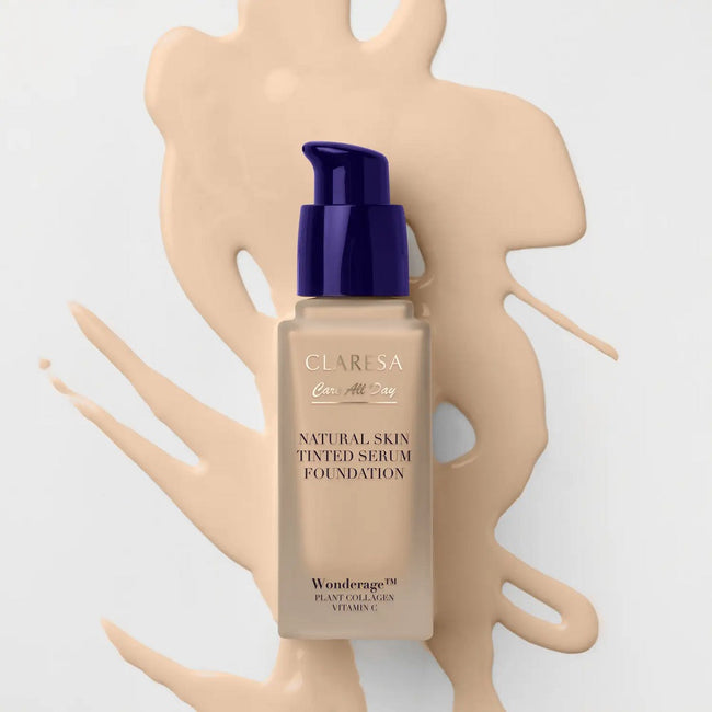 Claresa Natural Skin Tinted Serum Foundation podkład-serum z naturalnym wykończeniem