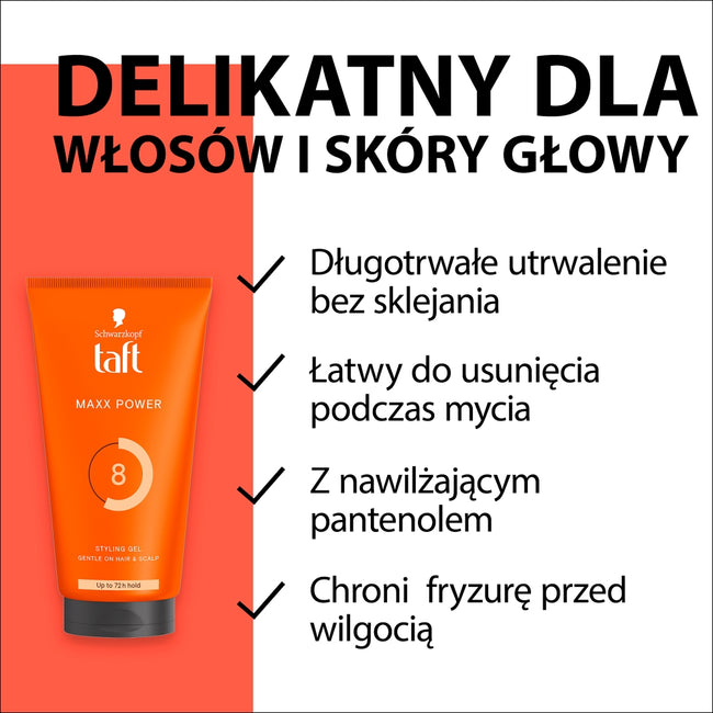 Taft Maxx Power żel do włosów 150ml