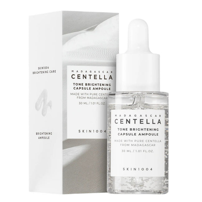 SKIN1004 Madagascar Centella Tone Brightening Capsule Ampoule serum rozjaśniające do twarzy na bazie ekstraktu z wąkroty azjatyckiej 30ml