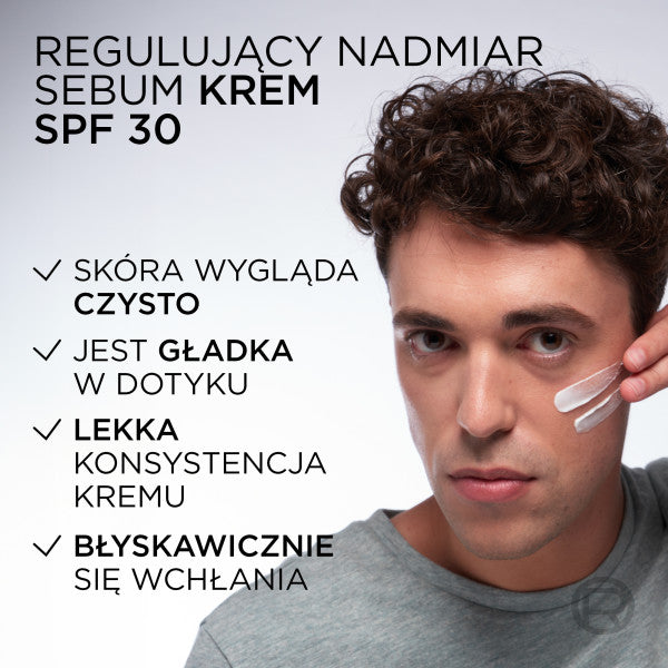 L'Oreal Paris Men Expert Derma Control nawilżający krem regulujący nadmiar sebum z SPF30 40ml