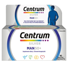Centrum Silver Man 50+ multiwitaminy dla mężczyzn suplement diety 90 tabletek