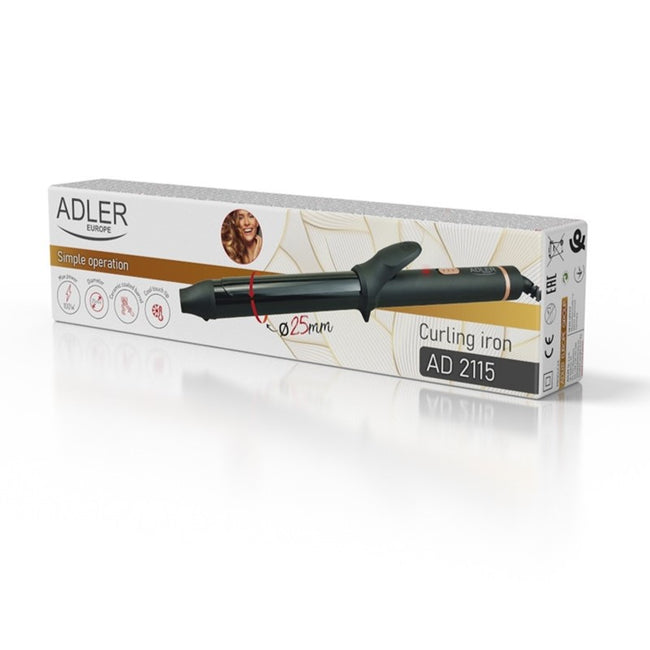 Adler Lokówka 25mm AD 2115 Czarna