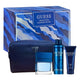 Guess Seductive Homme Blue zestaw woda toaletowa spray 100ml + dezodorant spray 226ml + żel pod prysznic 100ml + kosmetyczka