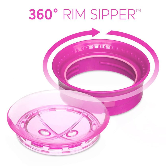Chicco Perfect Cup 360° kubek do nauki samodzielnego picia 12m+ Girl 200ml