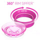 Chicco Perfect Cup 360° kubek do nauki samodzielnego picia 12m+ Girl 200ml