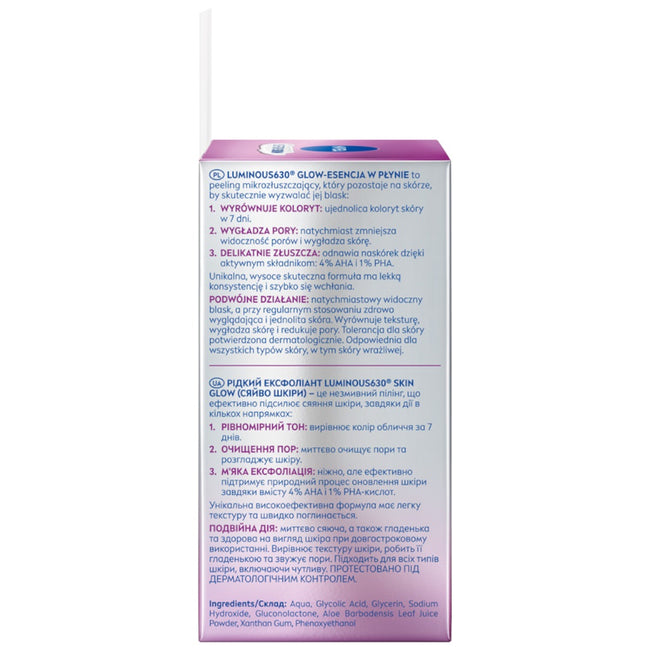 Nivea Luminous630® Skin Glow glow-esencja w płynie 100ml