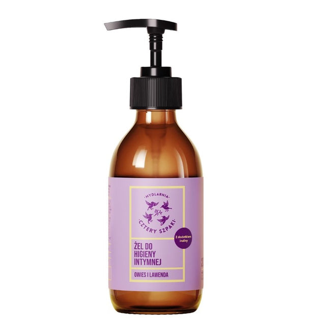 Mydlarnia Cztery Szpaki Żel do higieny intymnej owies i lawenda 200ml