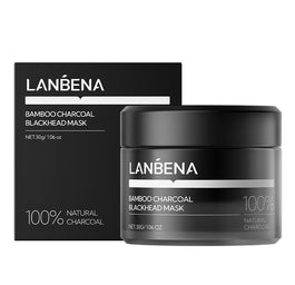 Lanbena Bamboo Charcoal oczyszczająca maska węglowa peel-off na zaskórniki 30g