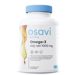 Osavi Omega-3 Olej Rybi 1000mg suplement diety 120 kapsułek