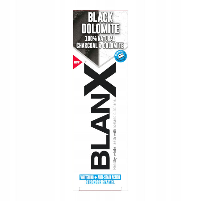 BlanX Black Dolomite wybielająca pasta do zębów z aktywnym węglem 75ml