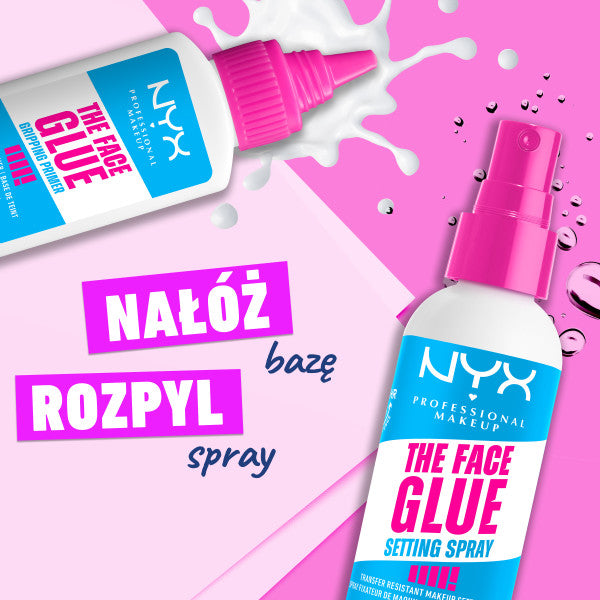 NYX Professional MakeUp The Face Glue Setting Spray supertrwały spray utrwalający makijaż 60ml