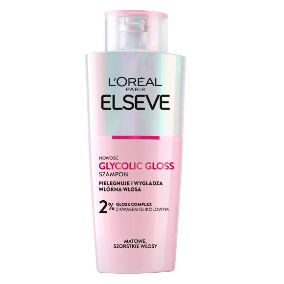 L'Oreal Paris Elseve Glycolic Gloss szampon do włosów szorstkich i matowych 200ml