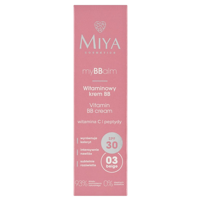 Miya Cosmetics myBBalm witaminowy krem BB SPF30 03 Beige 30ml