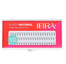 Ibra Kępki sztucznych rzęs Super Natural 0.07 C-12mm