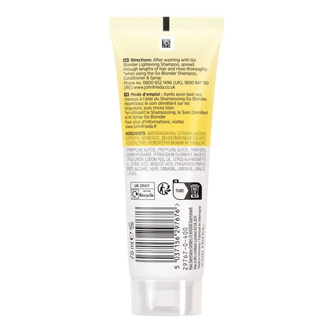 John Frieda Go Blonder odżywka rozjaśniająca 75ml