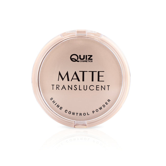 Quiz Cosmetics Matte Translucent Powder transparentny puder matujący
