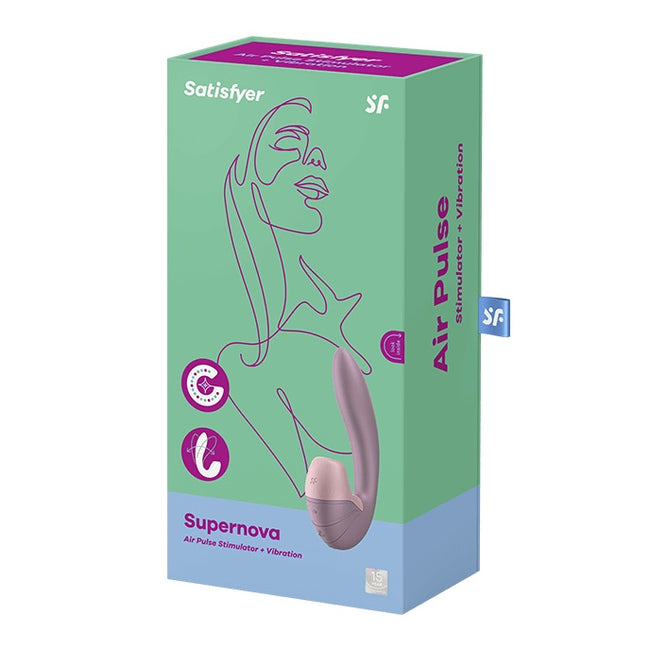 Satisfyer Supernova stymulator łechtaczkowy z wibracjami Old Rose