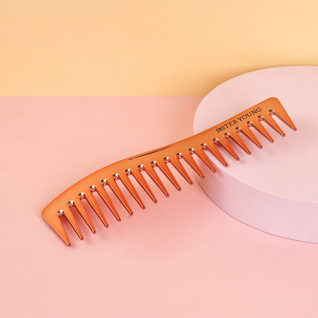 Sister Young Zuri Styling Hair Comb grzebień do włosów Rose Gold