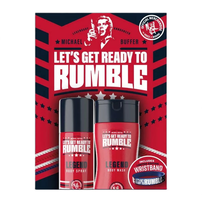 Rumble Men Legend zestaw dezodorant do ciała w sprayu 150ml + żel pod prysznic 250ml