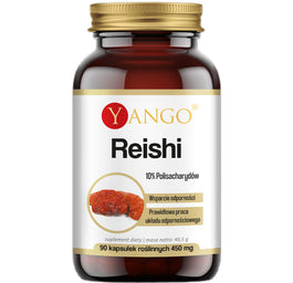 Yango Reishi ekstrakt 10% polisacharydów suplement diety 90 kapsułek