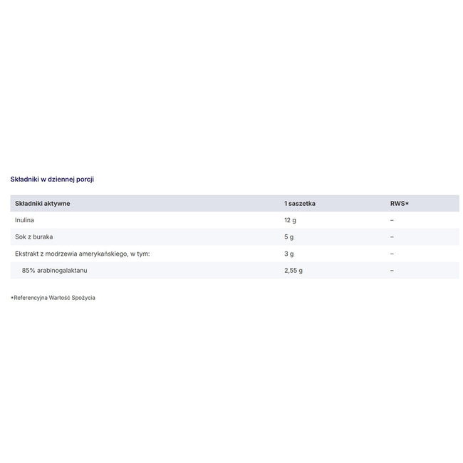Aura Herbals Floradrop digest¹ prebiotyk suplement diety 10 saszetek